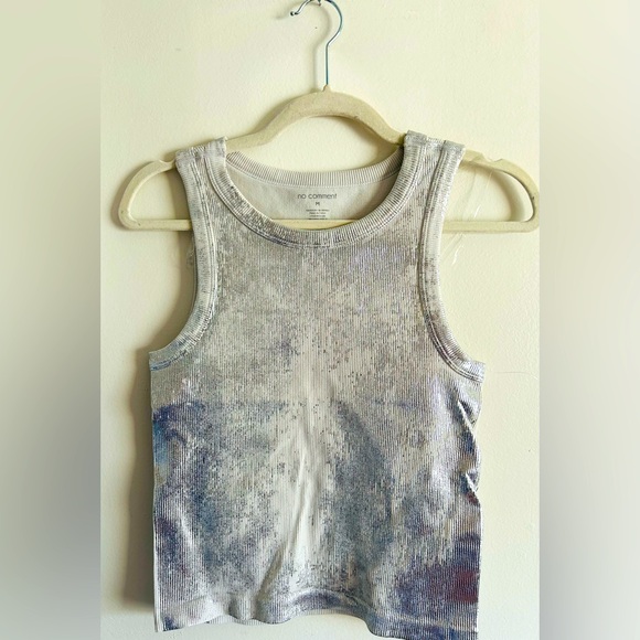 WHITE HOT FOIL TANK - Picture 1 of 4